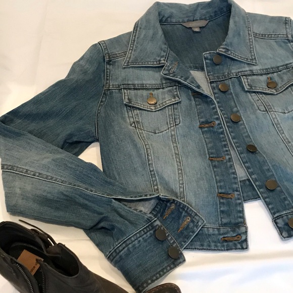 Women’s Rubbish Cropped Jean Jacket size M - Picture 1 of 6